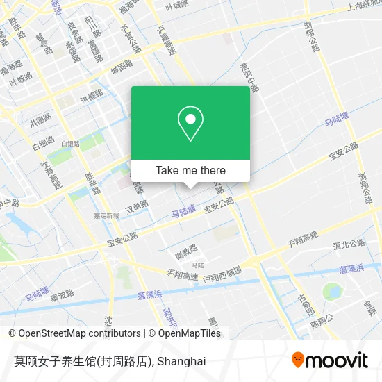 莫颐女子养生馆(封周路店) map