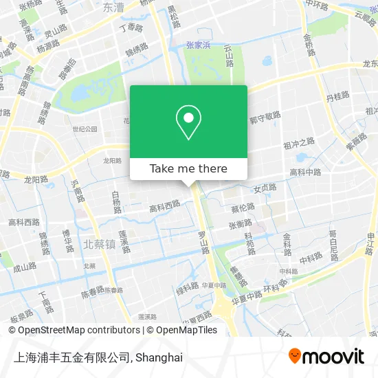 上海浦丰五金有限公司 map