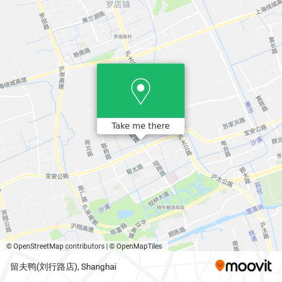 留夫鸭(刘行路店) map