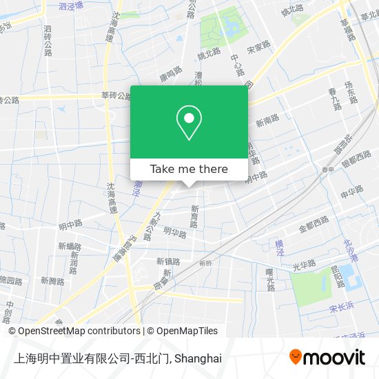 上海明中置业有限公司-西北门 map