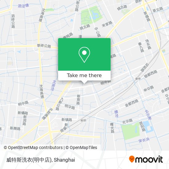 威特斯洗衣(明中店) map