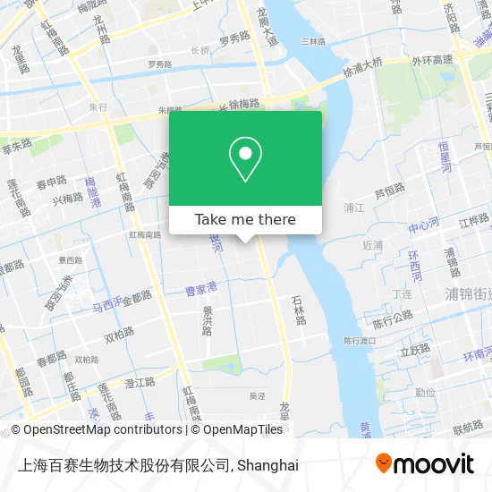 上海百赛生物技术股份有限公司 map