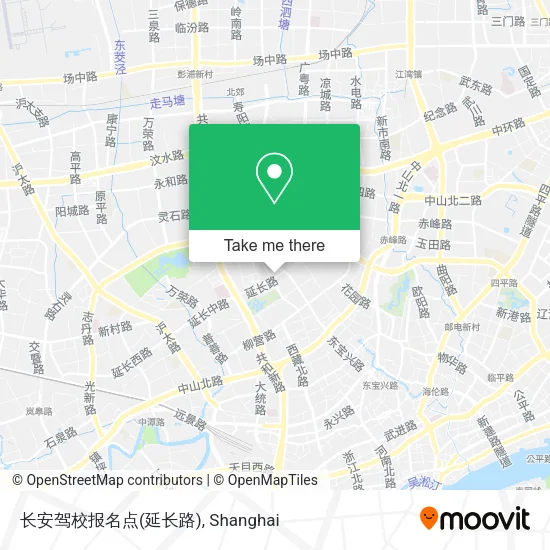 长安驾校报名点(延长路) map