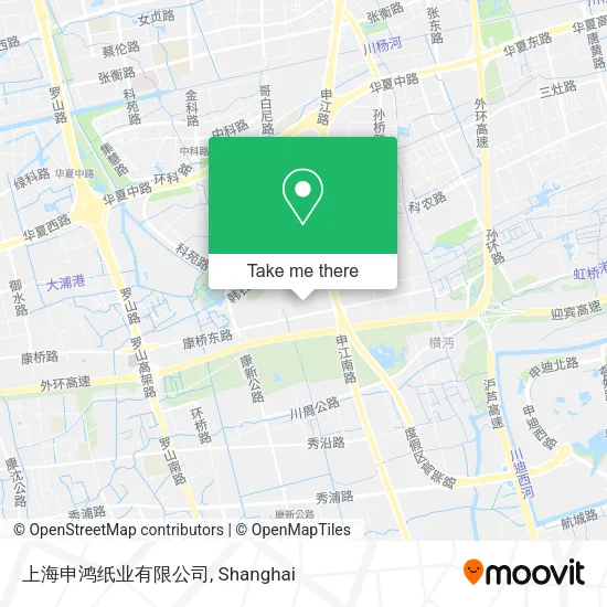 上海申鸿纸业有限公司 map