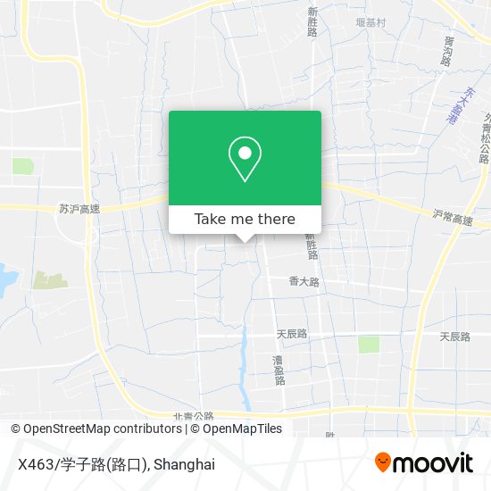 X463/学子路(路口) map