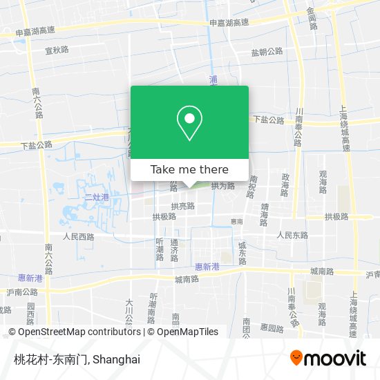 桃花村-东南门 map