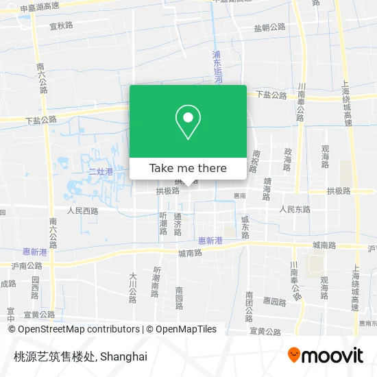 桃源艺筑售楼处 map