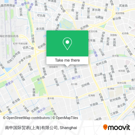 南申国际贸易(上海)有限公司 map