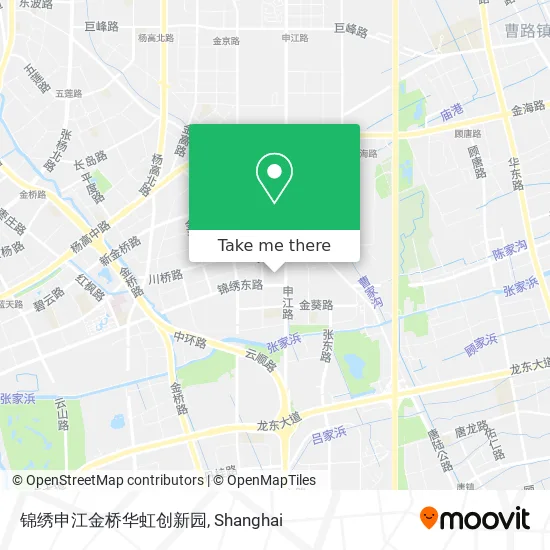 锦绣申江金桥华虹创新园 map