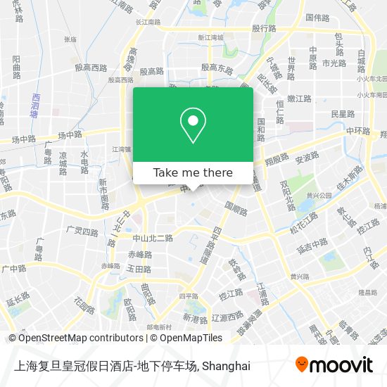 上海复旦皇冠假日酒店-地下停车场 map