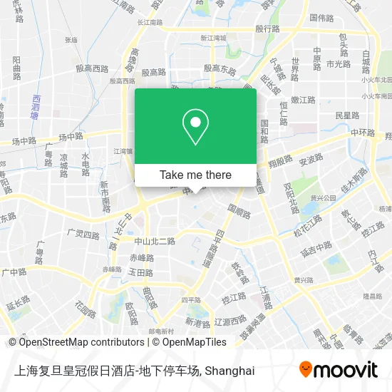 上海复旦皇冠假日酒店-地下停车场 map