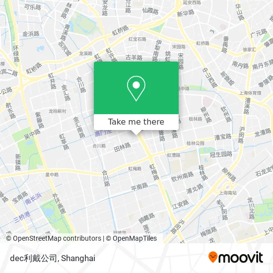 dec利戴公司 map