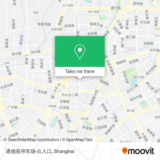 通德苑停车场-出入口 map