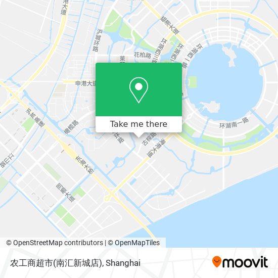 农工商超市(南汇新城店) map