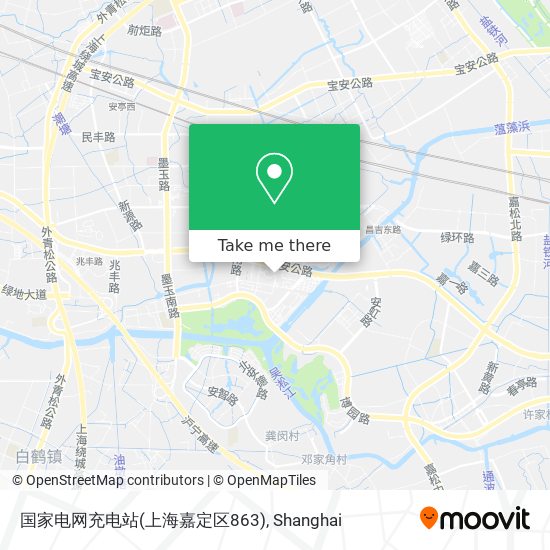 国家电网充电站(上海嘉定区863) map