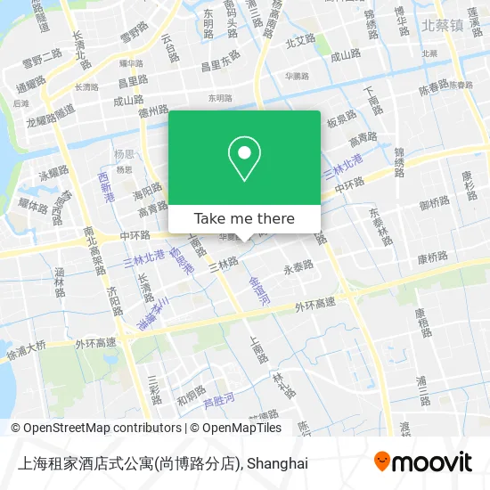 上海租家酒店式公寓(尚博路分店) map