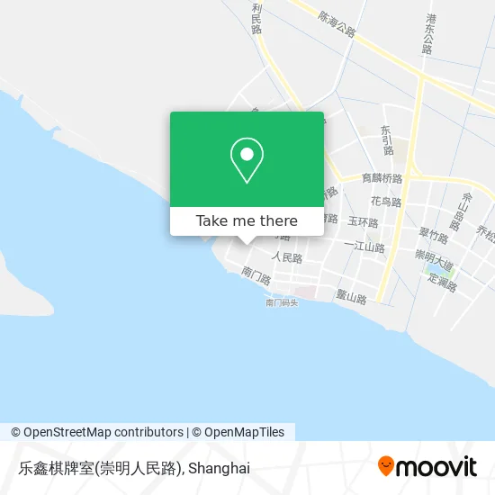 乐鑫棋牌室(崇明人民路) map