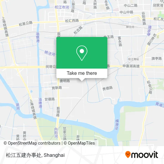 松江五建办事处 map