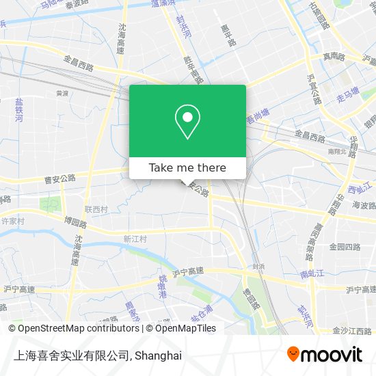 上海喜舍实业有限公司 map