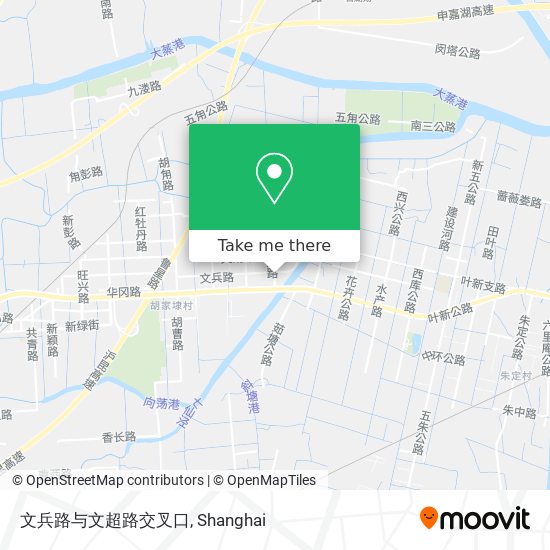 文兵路与文超路交叉口 map