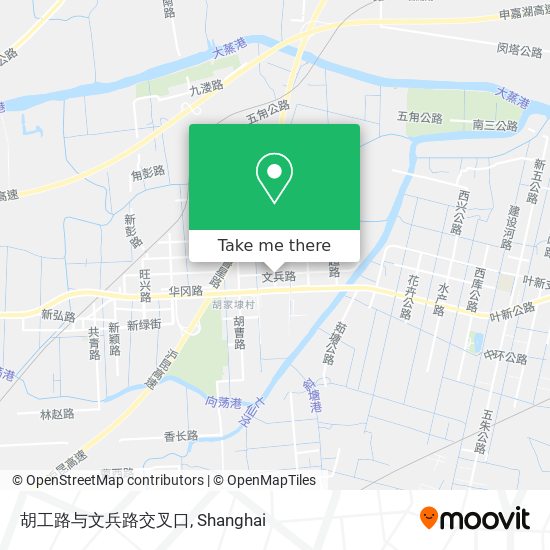 胡工路与文兵路交叉口 map