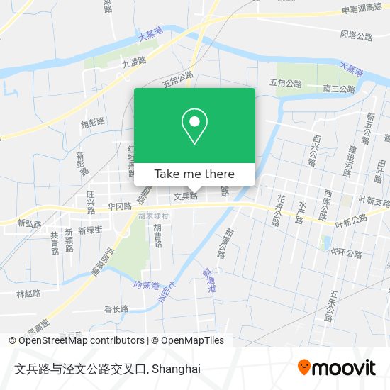 文兵路与泾文公路交叉口 map