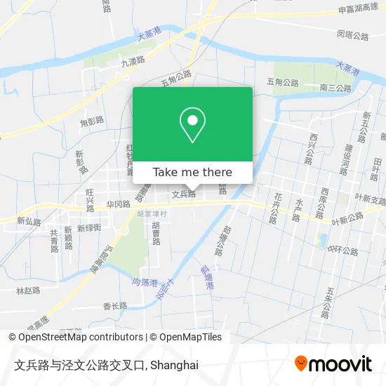 文兵路与泾文公路交叉口 map