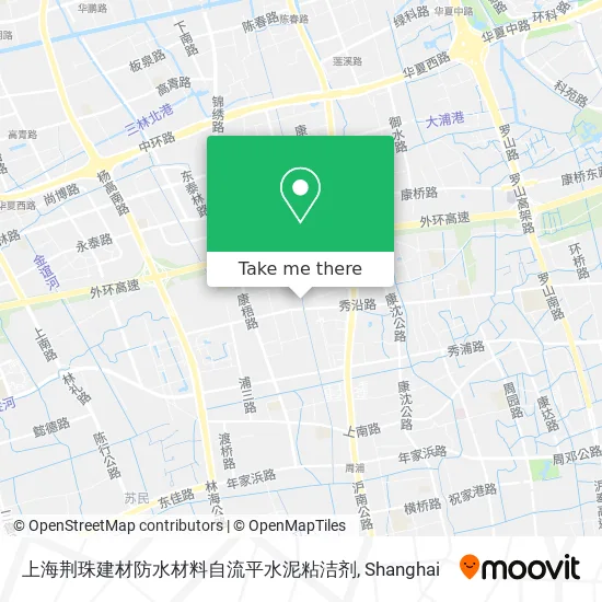 上海荆珠建材防水材料自流平水泥粘洁剂 map