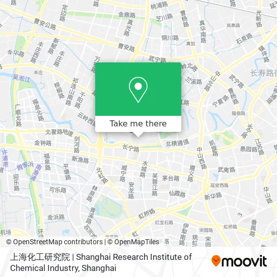 上海化工研究院 | Shanghai Research Institute of Chemical Industry map