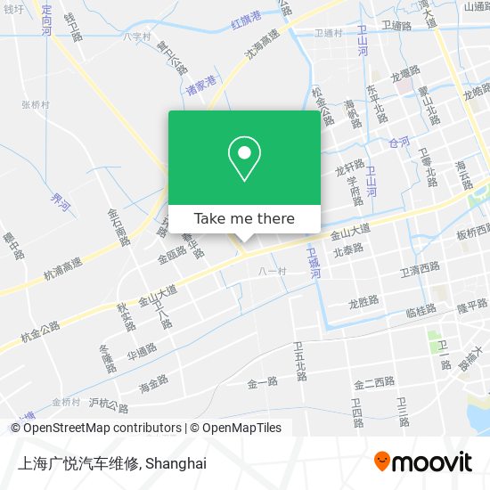 上海广悦汽车维修 map