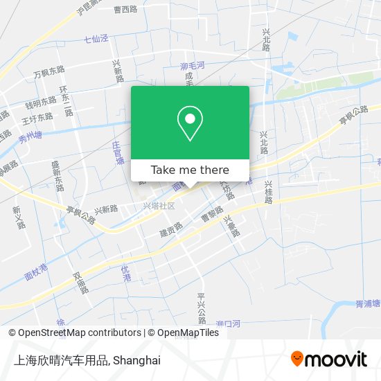 上海欣晴汽车用品 map