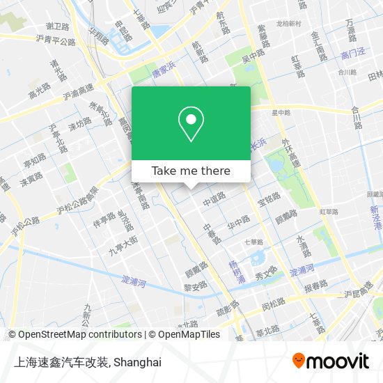 上海速鑫汽车改装 map
