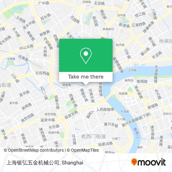 上海银弘五金机械公司 map