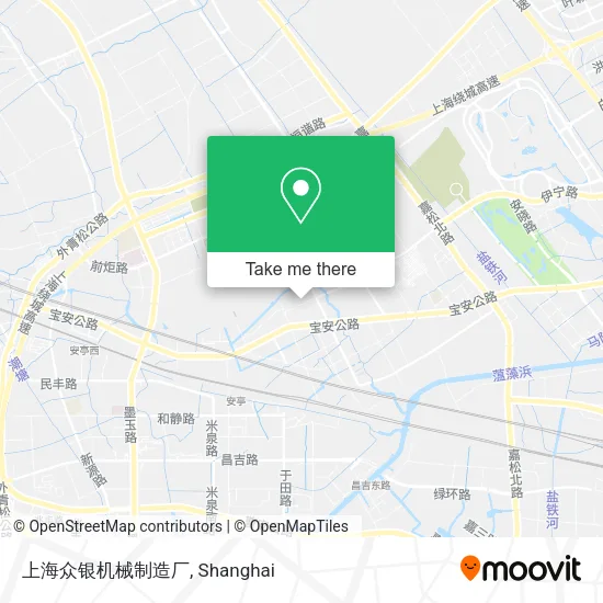 上海众银机械制造厂 map