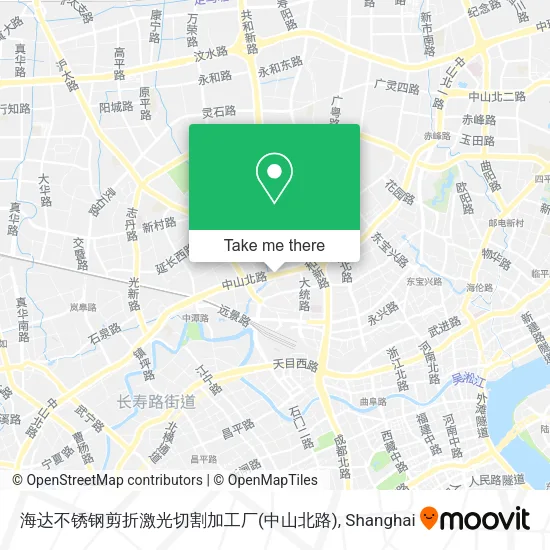 海达不锈钢剪折激光切割加工厂(中山北路) map