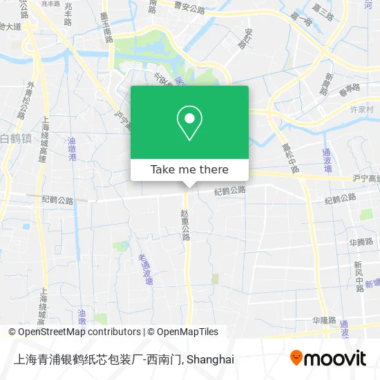 上海青浦银鹤纸芯包装厂-西南门 map