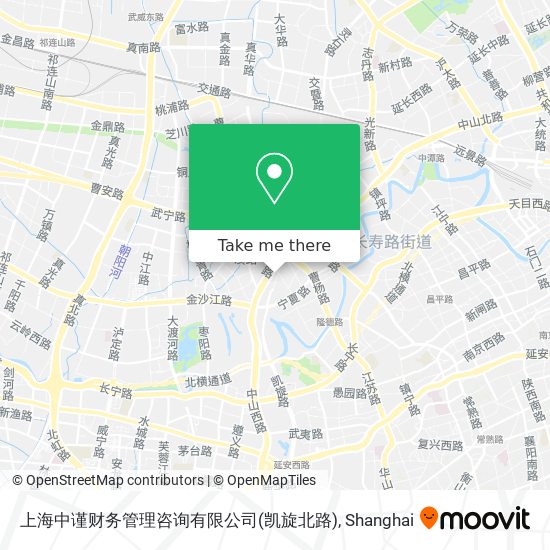 上海中谨财务管理咨询有限公司(凯旋北路) map