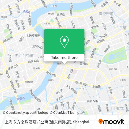 上海东方之珠酒店式公寓(浦东南路店) map
