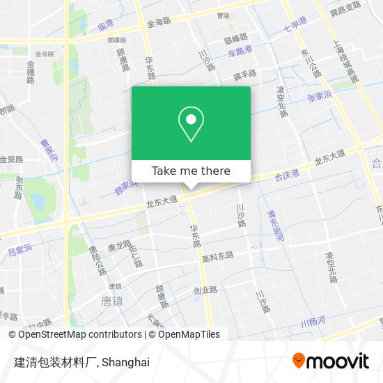 建清包装材料厂 map