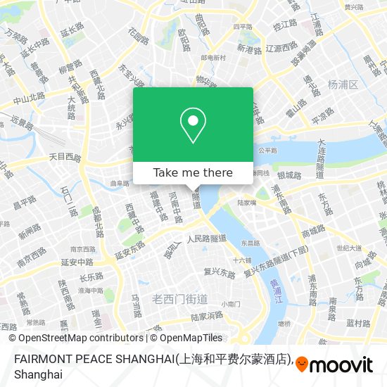 FAIRMONT PEACE SHANGHAI(上海和平费尔蒙酒店) map