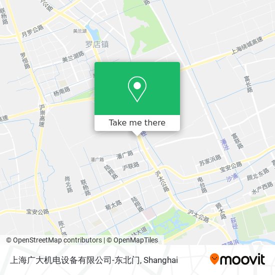 上海广大机电设备有限公司-东北门 map