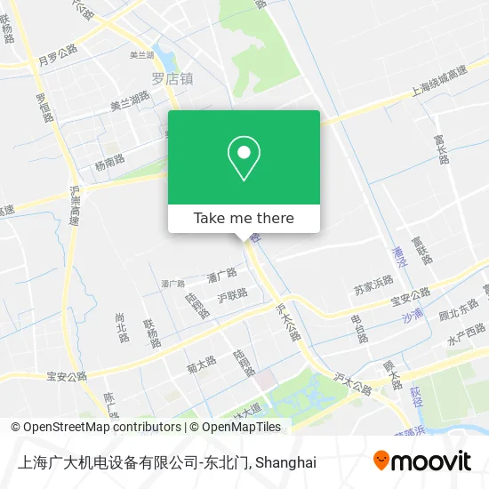 上海广大机电设备有限公司-东北门 map
