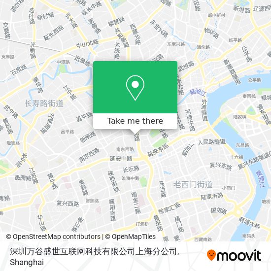 深圳万谷盛世互联网科技有限公司上海分公司 map