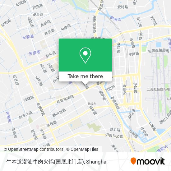 牛本道潮汕牛肉火锅(国展北门店) map