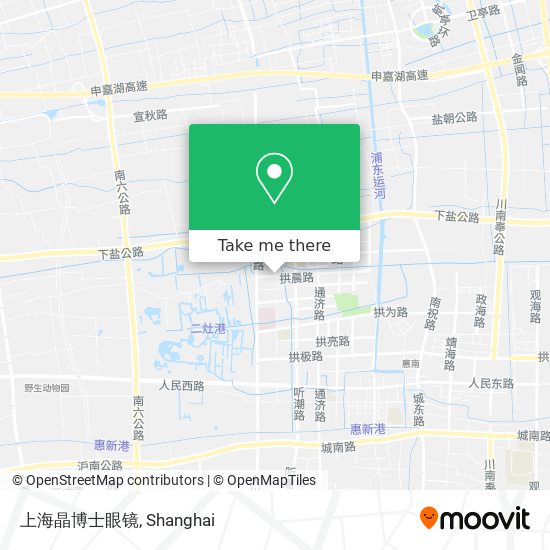 上海晶博士眼镜 map
