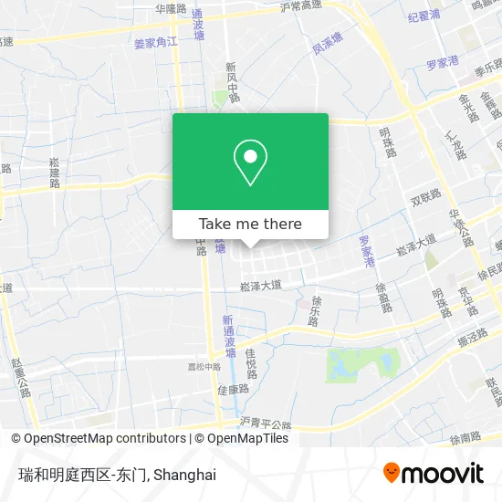 瑞和明庭西区-东门 map