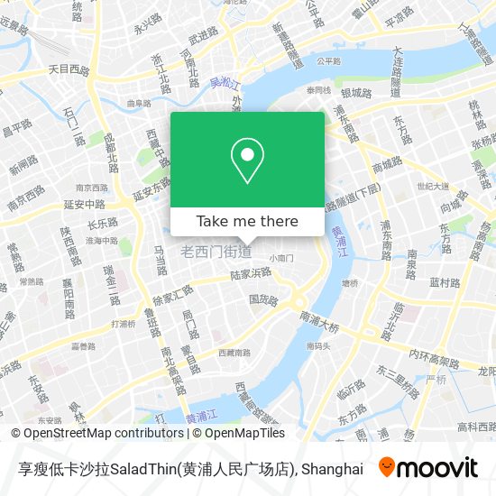 享瘦低卡沙拉SaladThin(黄浦人民广场店) map