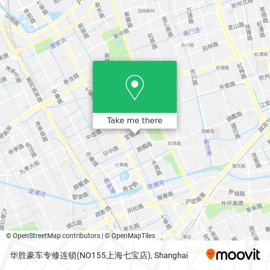 华胜豪车专修连锁(NO155上海七宝店) map