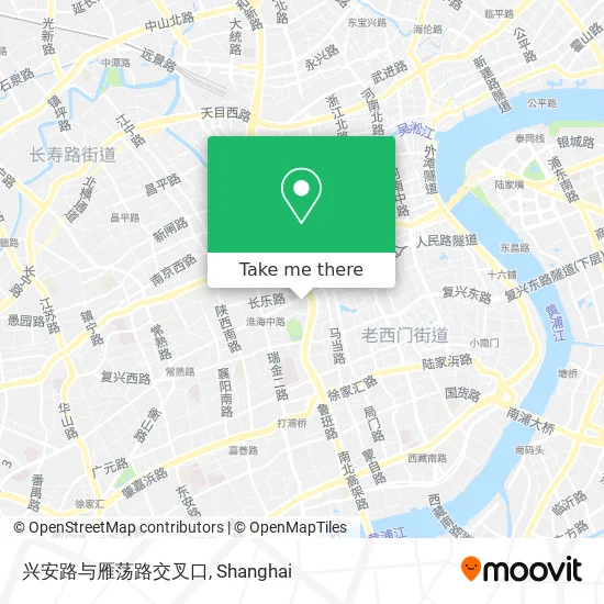兴安路与雁荡路交叉口 map