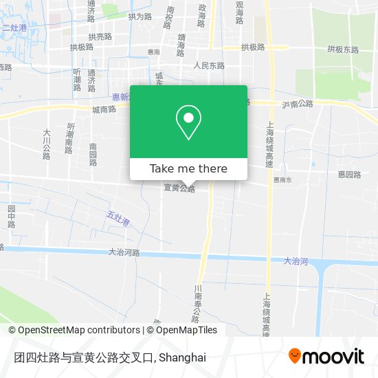 团四灶路与宣黄公路交叉口 map